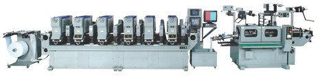 Shaftless Rotary Label Printing Machine Made in Korea